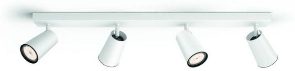 Philips Treppen Deckenleuchten Paisley Länge 62, Weiß, Metall, 5057431PN