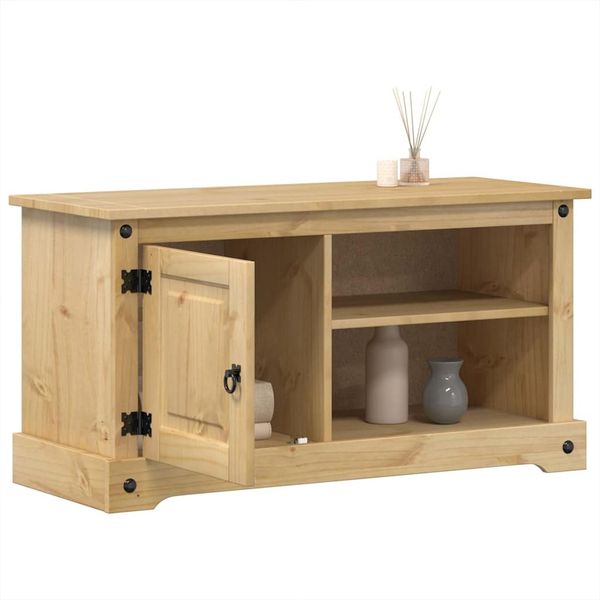 vidaXL TV-Schrank Corona 100x40x52 cm Massivholz Kiefer 4005667