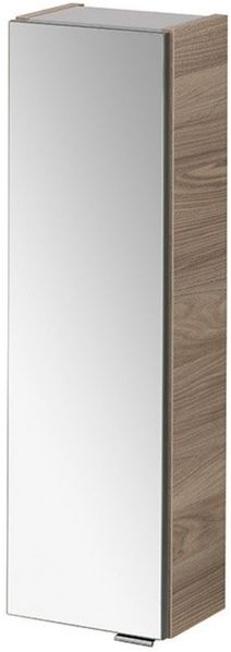 FACKELMANN LUXOR Hängeschrank 20 cm breit, Braun hell, Türanschlag links + Spiegel
