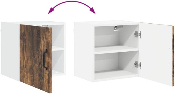 vidaXL Wandschrank PORTO Geräucherte Eiche 40 x 31 x 40 cm 885235 Bild 11