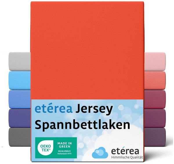 etérea Comfort Jersey Spannbettlaken Terra 60x120 cm - 70x140 cm