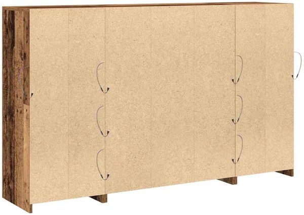 vidaXL LED-Sideboard Altholz 163 x 37 x 100 cm Holzwerkstoff 3333121 Bild 9