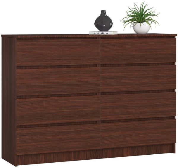 Raumhirsch Furniture Kommode mit 8 Schubladen 138 cm breit Holz Schrank, (viele Farbvarianten - Maße: 138 x 90 x 40 cm) - Hochwertig & stabil