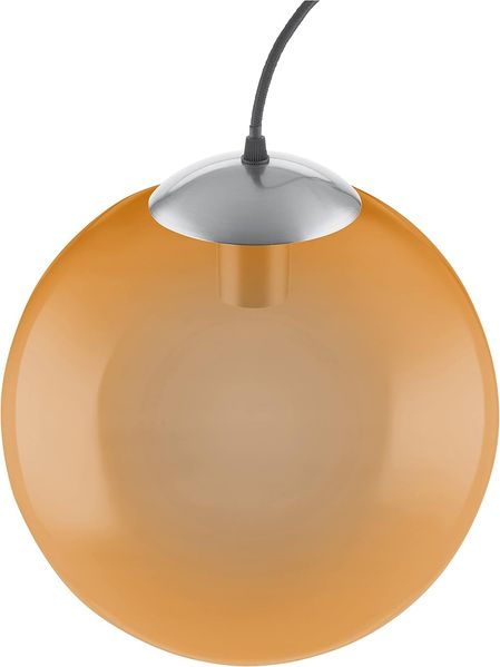 LEDVANCE Vintage Edition 1906, Deckenleuchte mit E27 Sockel, Oranges Glas, Ohne Leuchtmittel, Bubble Pendant