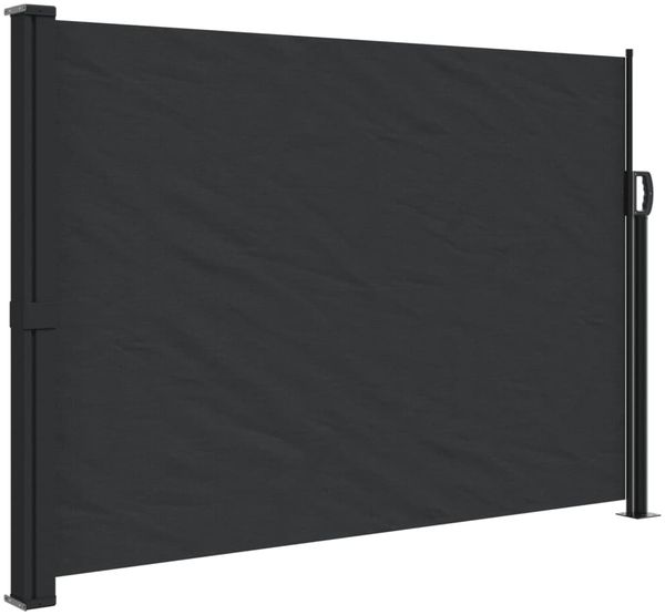 vidaXL Seitenmarkise Ausziehbar Schwarz 140x300 cm 4004294 Bild 2