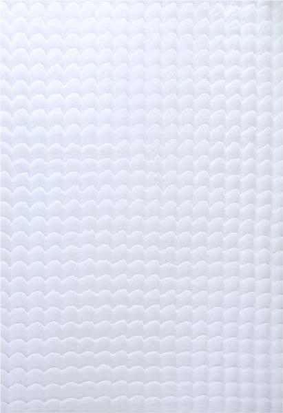 Hochflor Teppich Alessandro rechteckig - 120x170 cm - Weiß