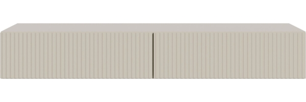 Selsey 'Veldio' Schminktisch hängend mit 2 Schubladen, greige, ca. 16 x 110 x 40 cm Bild 7