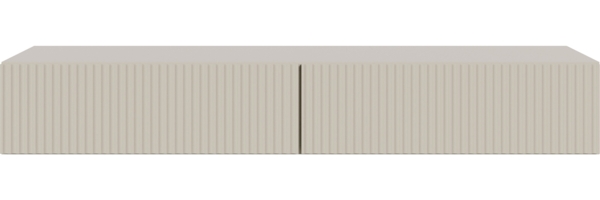 Selsey 'Veldio' Schminktisch hängend mit 2 Schubladen, greige, ca. 16 x 110 x 40 cm Bild 6