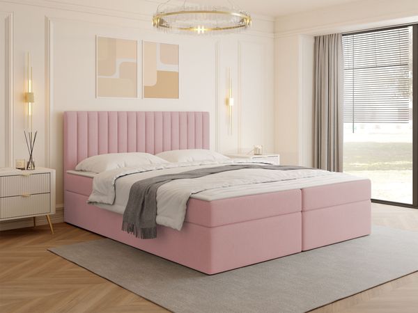 Boxspringbett Tirulo (Farbe: Polo 882, Größe: 140 x 200)