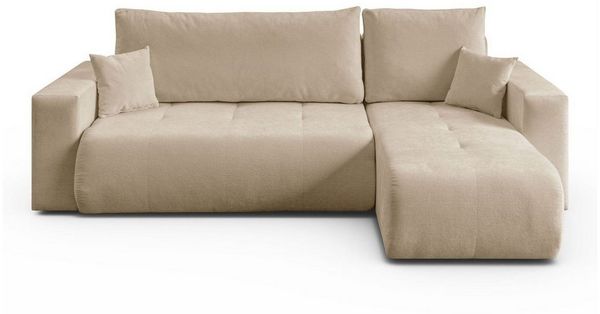 Lookway Ecksofa CLOUD mit Bettfunktion und Bettkasten, mit Bettfunktion und Bettkasten