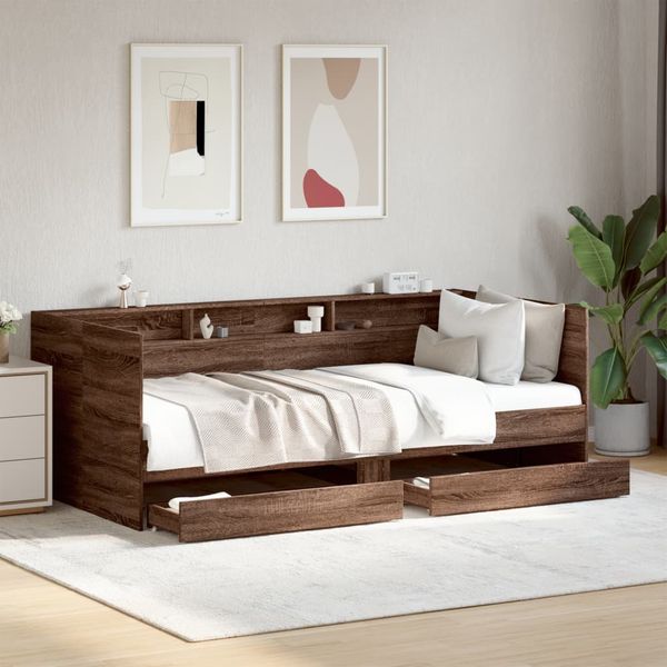vidaXL Tagesbett mit Schubladen ohne Matratze 100x200 cm 3280845