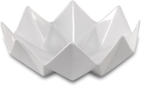 Goebel / Polygono Star,Schale,weiß,19,0cm x 19,0cm x 7,0cm / Biskuit-Porzellan / 19,0cm x 19,0cm x 7,0cm