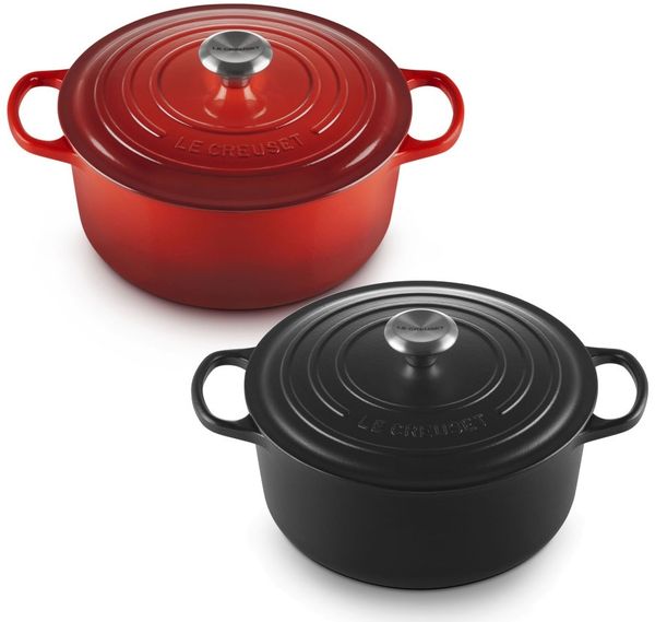 Le Creuset Signature Gusseisen-Bräter mit Deckel, Für alle Herdarten und Induktion geeignet, Rund, Schwarz, 26,0 cm, 5.3 Bild 6