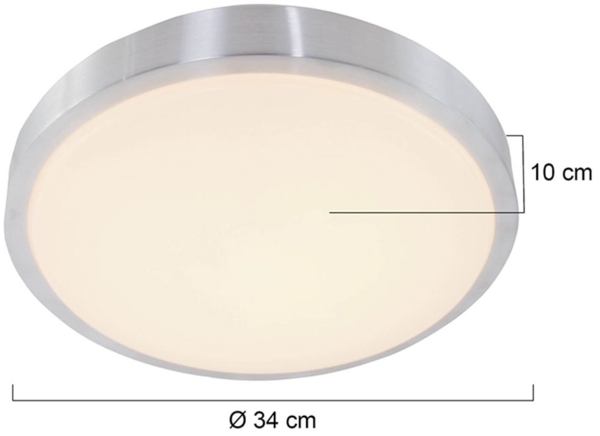 Steinhauer Deckenleuchte Stellar LED 7831ST Stahl Bild 2