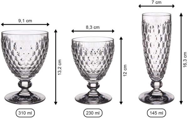 Villeroy & Boch Boston Coloured Wein- & Sektgläser 12er Set Saffron