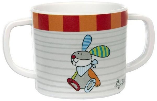 Sigikid Tasse Kindergeschirr Tasse Hase RingelDingel rPET, 1-tlg, 100% rPET
