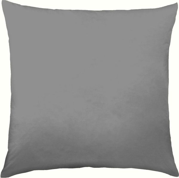 Kaeppel Kissenbezug Uni Mako-Satin, 100% Baumwolle, (1 Stück), Kissenhülle in vielen schönen Farbtönen mit Reißverschluss