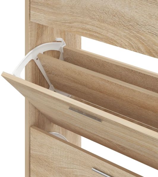 vidaXL Schuhschrank Sonoma-Eiche 63x24x103 cm Holzwerkstoff 342551 Bild 6