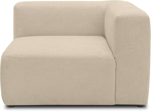 DOMO. collection Ecksessel 800013, Sessel, quadratisch mit gepolsterte Rückenlehne, Modul-Element, Sofa, Polsterecke, Eckcouch, Polstergarnitur 108 x 108 x 69 (BxTxH), beige