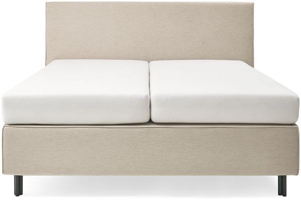 Borata Boxspringbett grün Uni-Stoff 212cm x 218cm x 113cm Bild 2