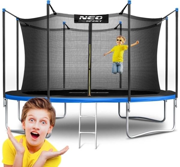 Garten-Trampolin Neo-Sport NS-13W241 mit Innennetz 13 FT 404 cm