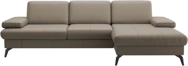 sit&more Ecksofa Morris L-Form, inkl. Sitztiefenverstellung, wahlweise mit Armteilverstellung, Bettfunktion & Bettkasten