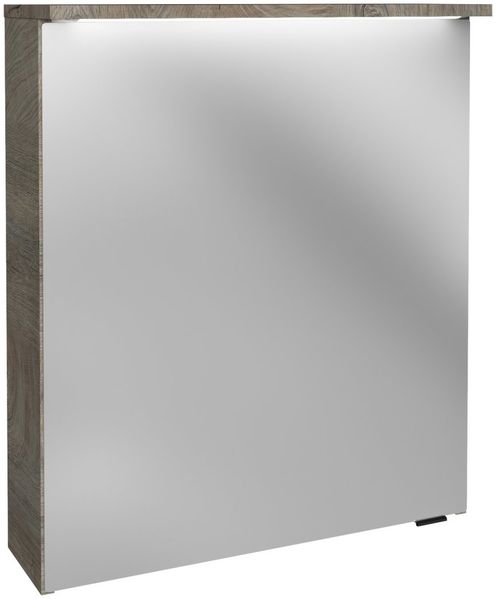 Fackelmann OXFORD LED Spiegelschrank 60 cm breit, Braun hell