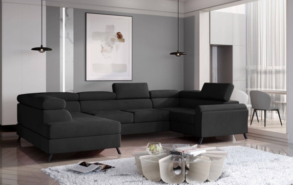 Eltap Escada Ecksofa (Mat Velvet 99) Seite links