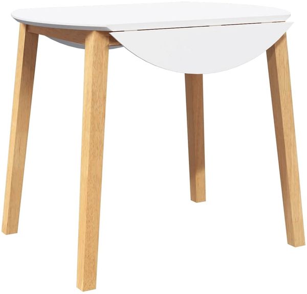 vidaXL Esstisch Natur Massivholz Gummibaumholz 4102531 Bild 7