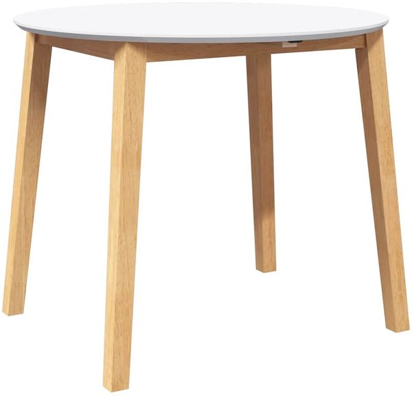 vidaXL Esstisch Natur Massivholz Gummibaumholz 4102531 Bild 4