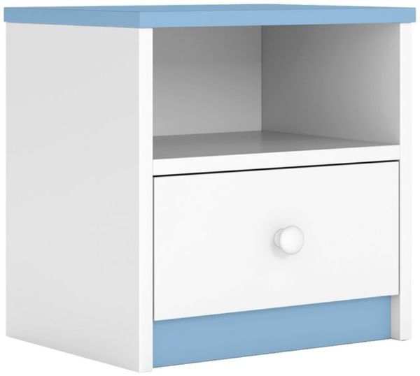 Raumhirsch Furniture Nachttisch Nachttisch für Kinder, Kindernachttisch Blau