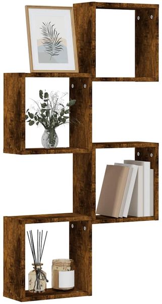 vidaXL Würfelregale 4 Stk. Räuchereiche 30x15x30 cm 815880