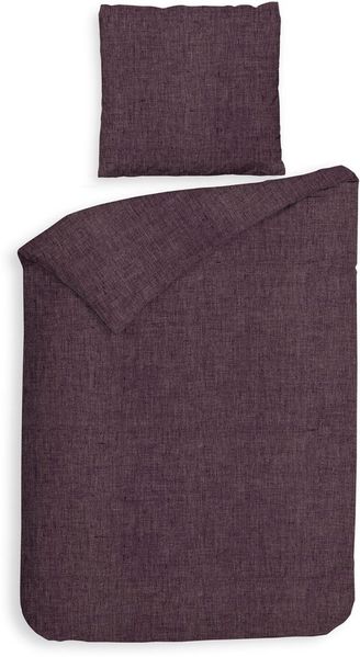 Heckett and Lane Bettwäsche Franela, Flanell, 2 teilig, Uni Design, hochwertiges Flanell, Bettwäsche ab 135x200 cm