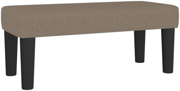 vidaXL Boxspringbett mit Matratze Taupe 120x200 cm Stoff 3136425 Bild 8