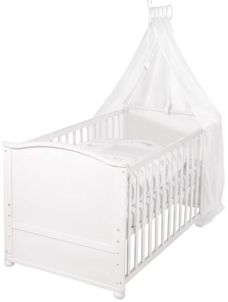 roba Komplettbettset 'Fox & Bunny' - 70 x 140 - aus Holz - inkl. Ausstattung - Weiß