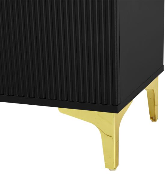 Merax Garderobenset mit Schuhbank und Kissen, Garderobenfront mit Haken, Schwarz Bild 7