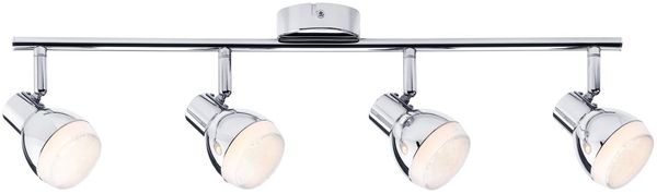 4x 4,6W LED Paulmann Deckenlampe Deckenleuchte Silber entspricht 4x 30W Licht6370