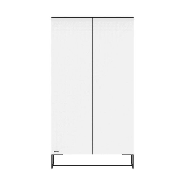 Kidsmill Intense II Kleiderschrank 2-türig Mattwei - Material: MDF / Spanplatte - Babypark. de