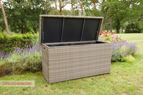 LC Garden »Turin« Kissenbox Auflagentruhe natur