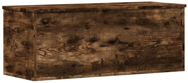 vidaXL Truhe Räuchereiche 90x35x35 cm Holzwerkstoff 840685