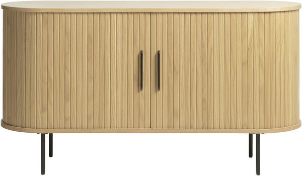 Sideboard >Nerja< in Eiche furniert - 140x76x45 (BxHxT)