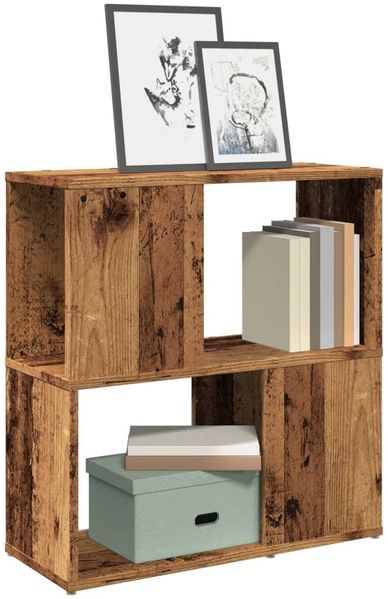 vidaXL Bücherregal Altholz-Optik 60x24x63 cm Holzwerkstoff 856728