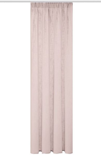 HOME WOHNIDEEN Vorhang 080530 Kombiband Fertigschal SOFTY halbtransparent (1 St), halbtransparent, 100% Polyester