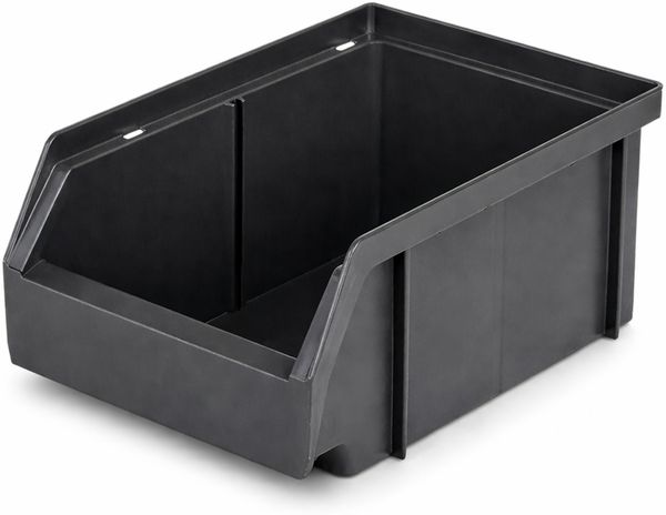 72x Stapelbox Aufbewahrungsbox Grau S - extra stabile Sichtlagerkasten stapelbar