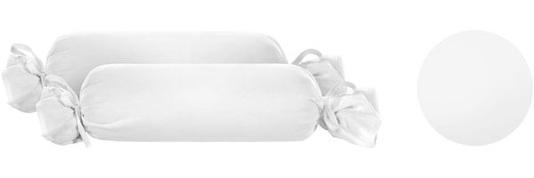 biberna Feinjersey-Kopfkissenbezug, weiß, 2 x 15 x 40 cm Bild 5