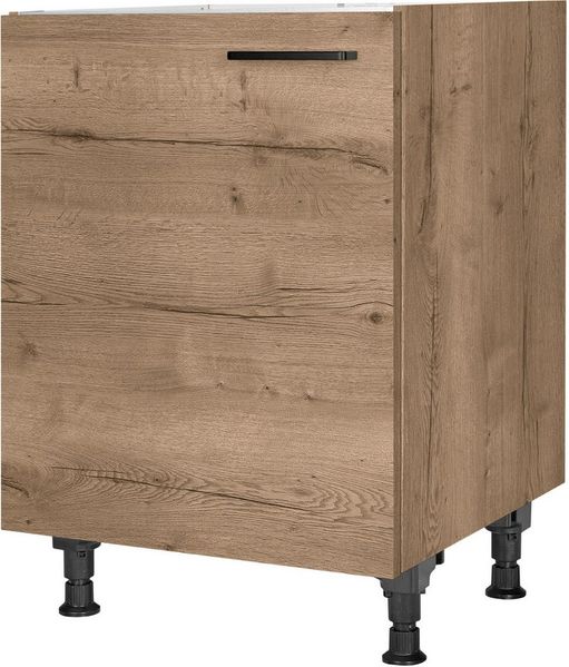 nobilia® Spülenschrank "Structura", Ausrichtung wählbar, vormontiert, in den Breiten 45 und 60 cm, mit höhenverstellbaren Sockelfüßen