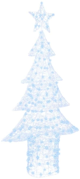 vidaXL Weihnachtsbaum mit 240 LEDs Kaltweiß 180 cm Acryl 42018982