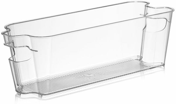 4 Stück Kühlschrank Organizer in Transparent – Für mehr Ordnung und Übersicht