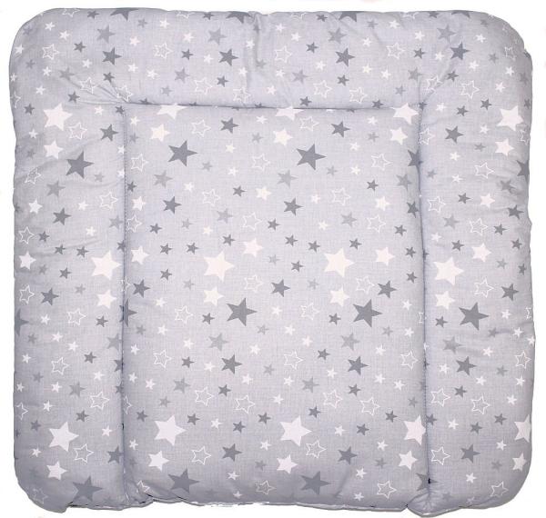 Baby Auflage Wickelauflage - Star Dunkel - 70x50 cm 70x70 cm 70x85 cm Wickeltischauflage (70x50 cm)