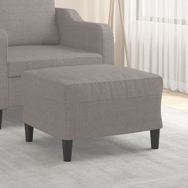 vidaXL Fußhocker Taupe 60 x 50 x 41 cm Stoff [349286]